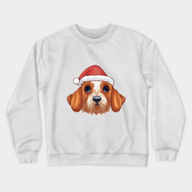 Funny Christmas Dog Crewneck Sweatshirt by TheMegaStore